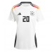 Camiseta Alemania Benjamin Henrichs #20 Primera Equipación Replica Eurocopa 2024 para mujer mangas cortas